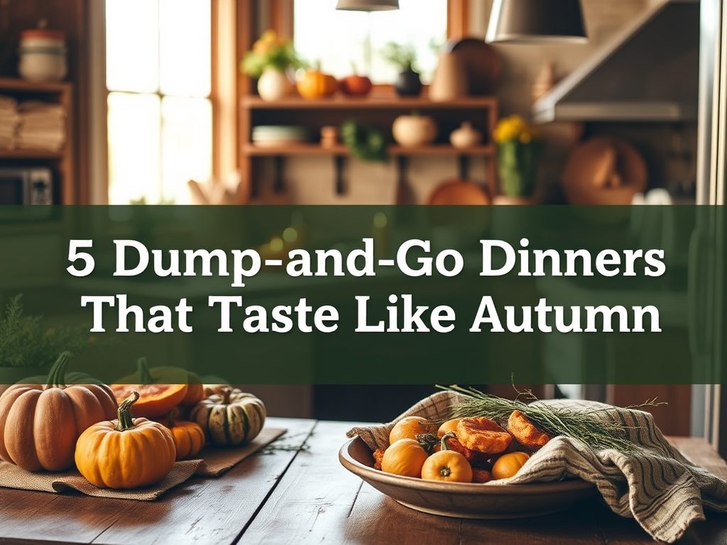 5 Dump-and-Go Dinners That Taste Like Autumn